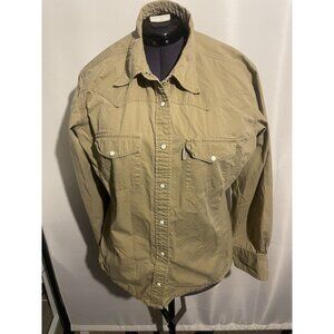 Carhartt Shirt Women's Size XL Vintage Pearl Snaps